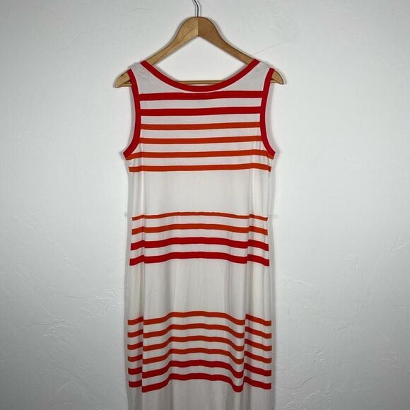 Talbots Women's Striped Maxi Dress - Size M - Picture 5 of 7